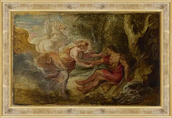 Картина в раме - Aurora abducting Cephalus. Питер Пауль Рубенс