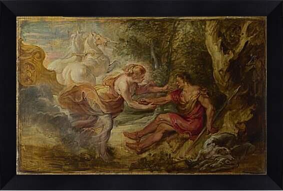Картина в раме - Aurora abducting Cephalus. Питер Пауль Рубенс