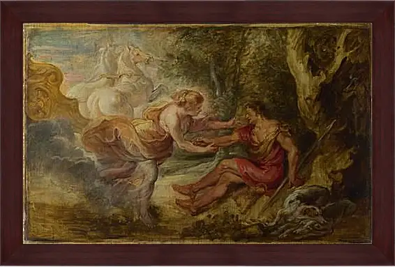 Картина в раме - Aurora abducting Cephalus. Питер Пауль Рубенс