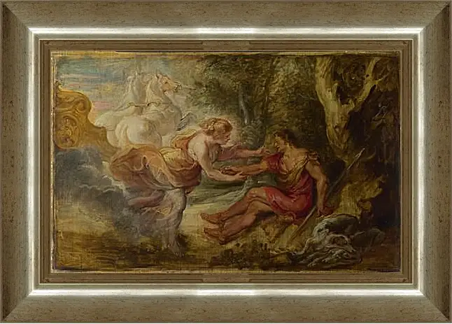 Картина в раме - Aurora abducting Cephalus. Питер Пауль Рубенс