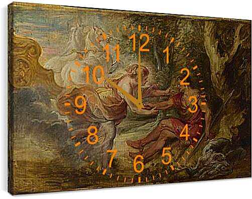 Часы картина - Aurora abducting Cephalus. Питер Пауль Рубенс