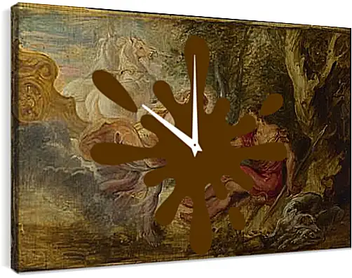 Часы картина - Aurora abducting Cephalus. Питер Пауль Рубенс