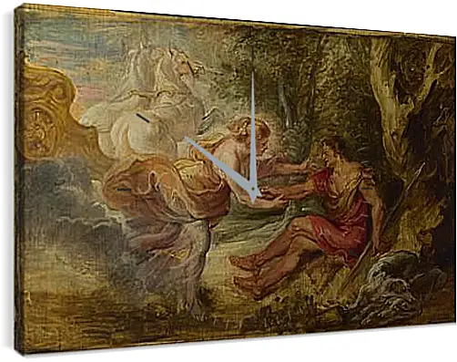 Часы картина - Aurora abducting Cephalus. Питер Пауль Рубенс