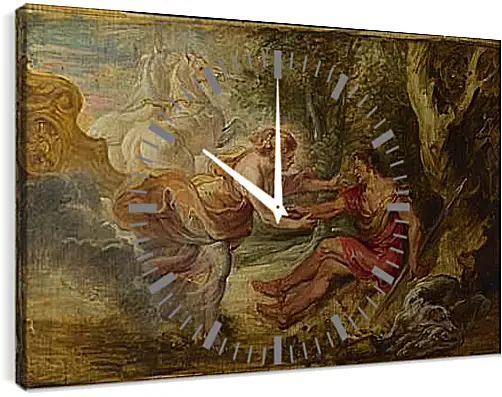 Часы картина - Aurora abducting Cephalus. Питер Пауль Рубенс