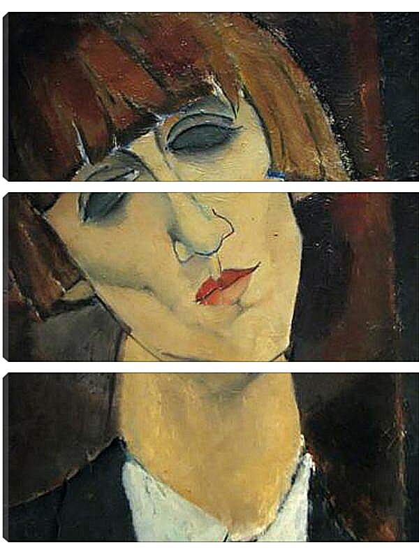 Модульная картина - Madame Kisling. Портрет мадам Кислинг. Амедео Модильяни