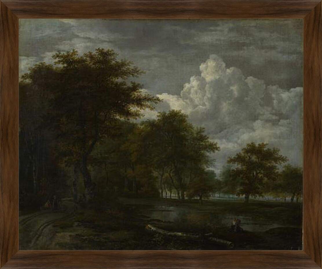 Картина в раме - The Skirts of a Forest. Якоб ван Рейсдал
