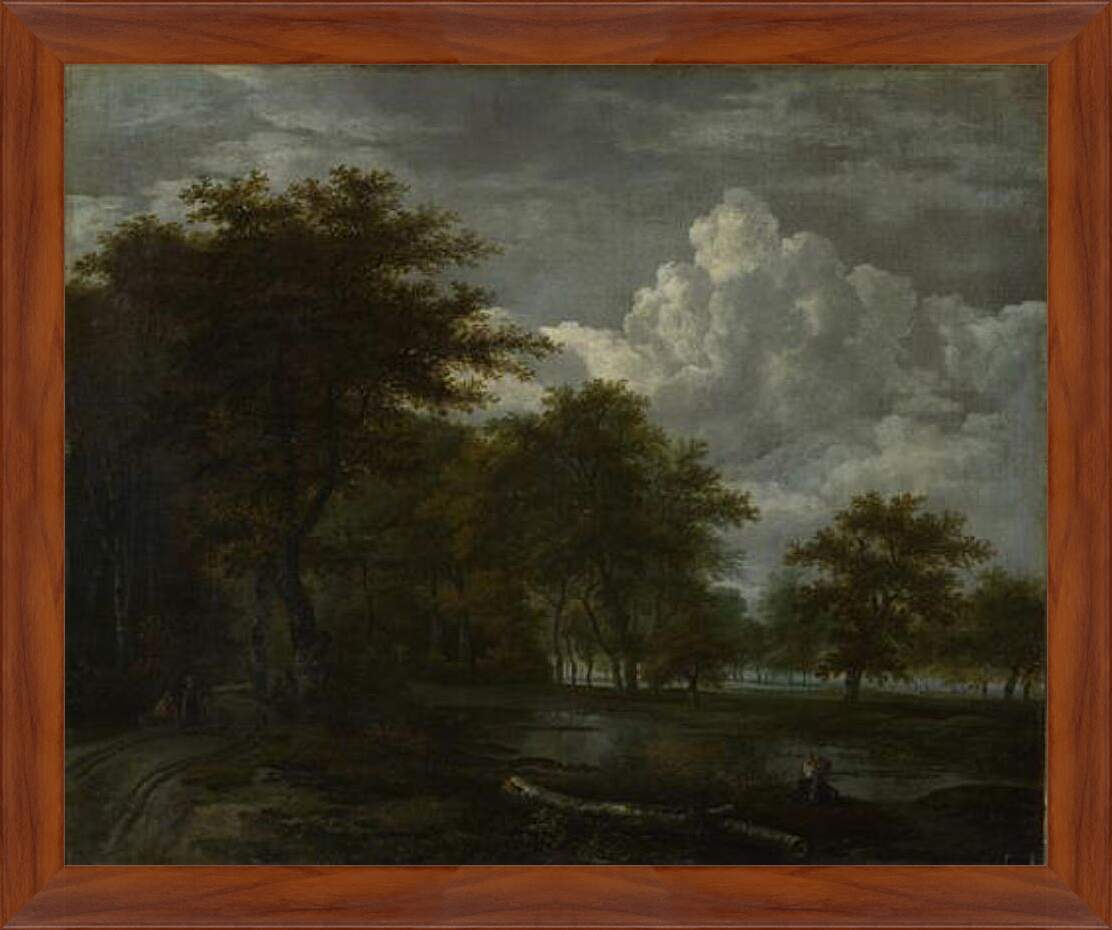 Картина в раме - The Skirts of a Forest. Якоб ван Рейсдал