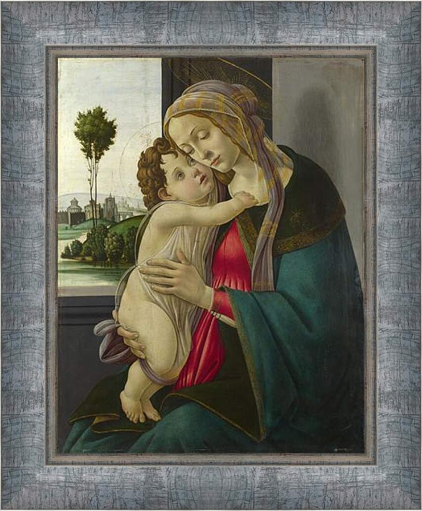 Картина в раме - The Virgin and Child. Сандро Боттичелли