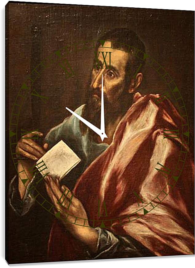 Часы картина - Saint Paul. Эль Греко