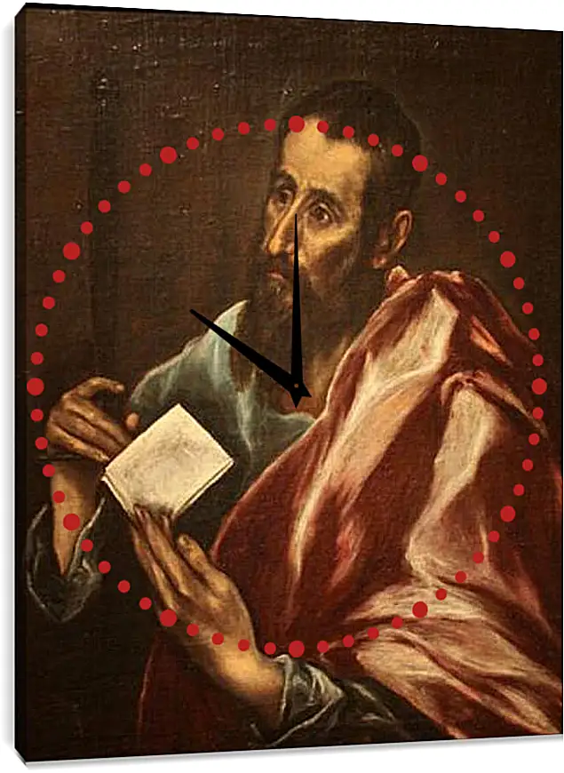 Часы картина - Saint Paul. Эль Греко
