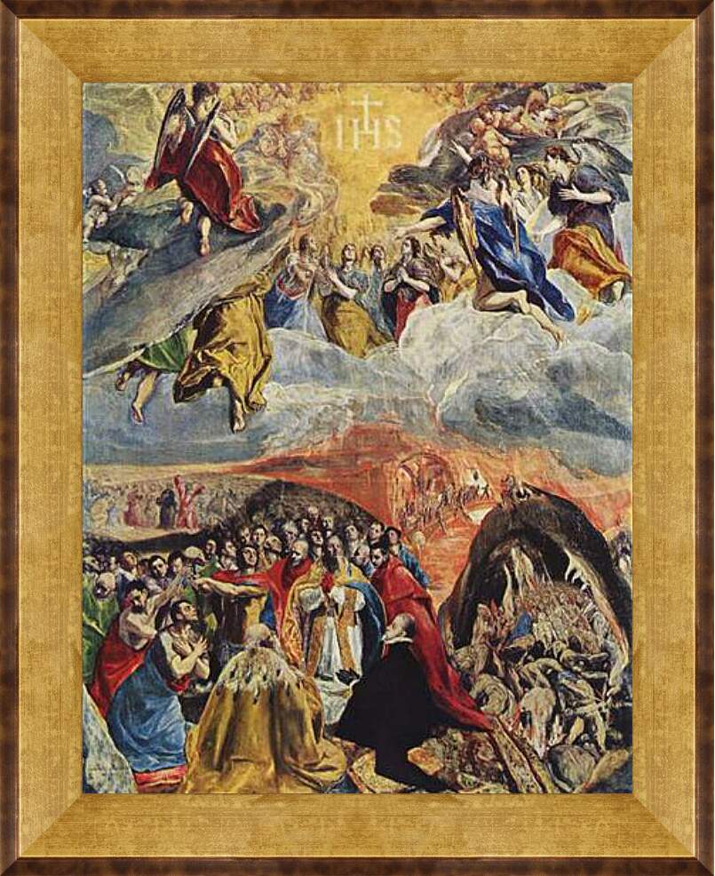 Картина в раме - Traum Philipps II. Эль Греко