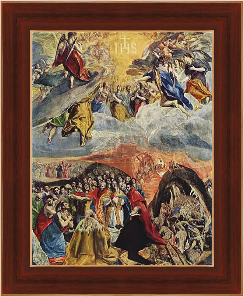 Картина в раме - Traum Philipps II. Эль Греко