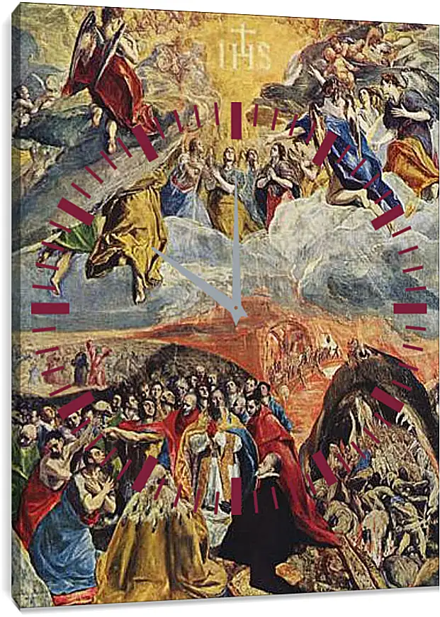 Часы картина - Traum Philipps II. Эль Греко