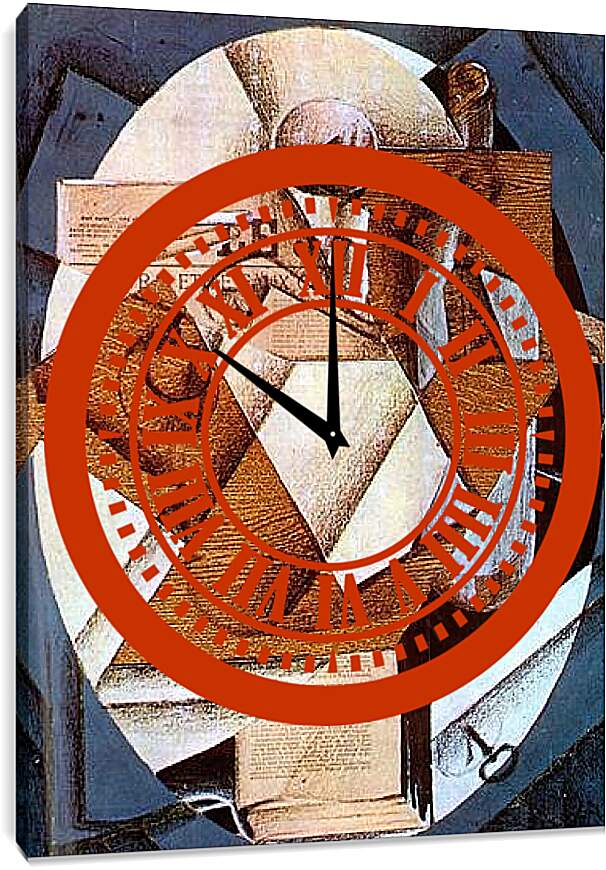 Часы картина - Stul. Хуан Грис