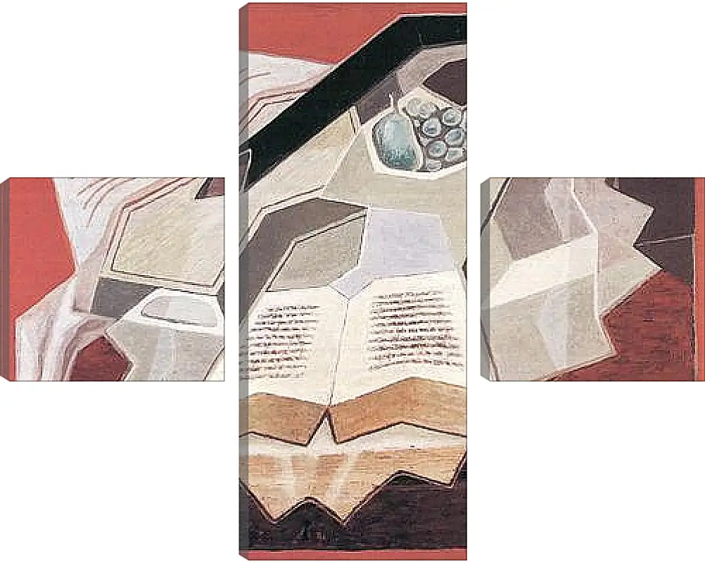 Модульная картина - The Open Book (detail) Хуан Грис