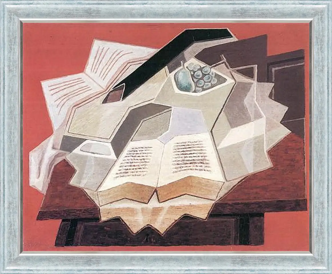 Картина в раме - The Open Book (detail) Хуан Грис