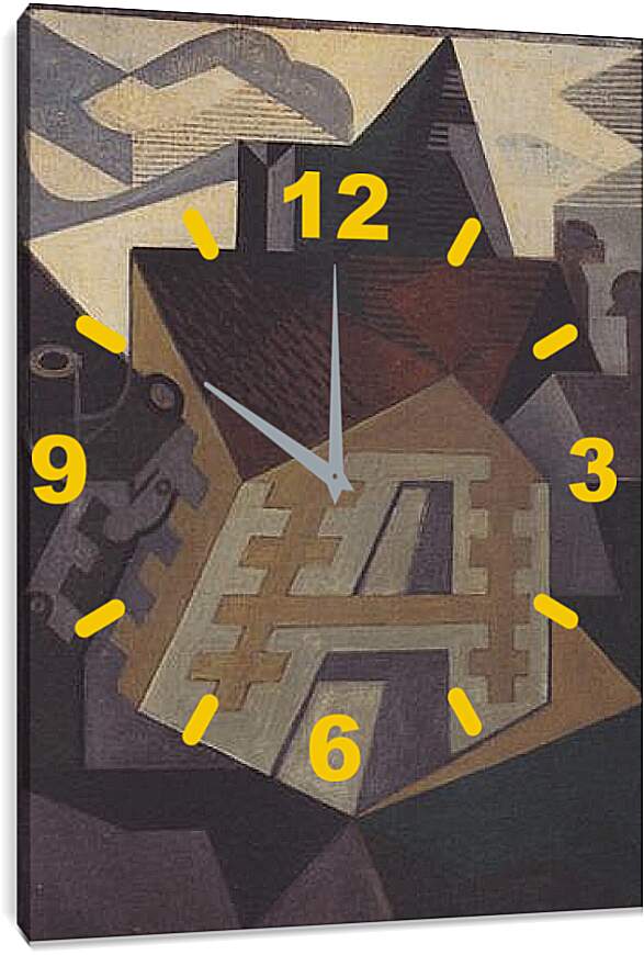Часы картина - Landschaft bei Beaulieu. Хуан Грис