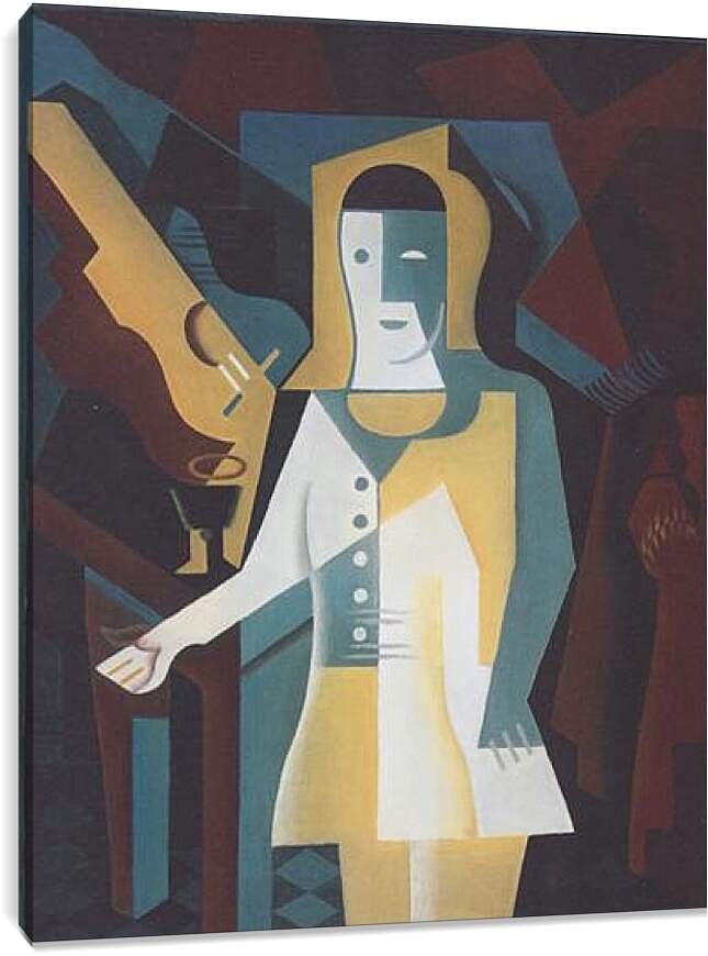 Постер и плакат - Pierrot. Хуан Грис