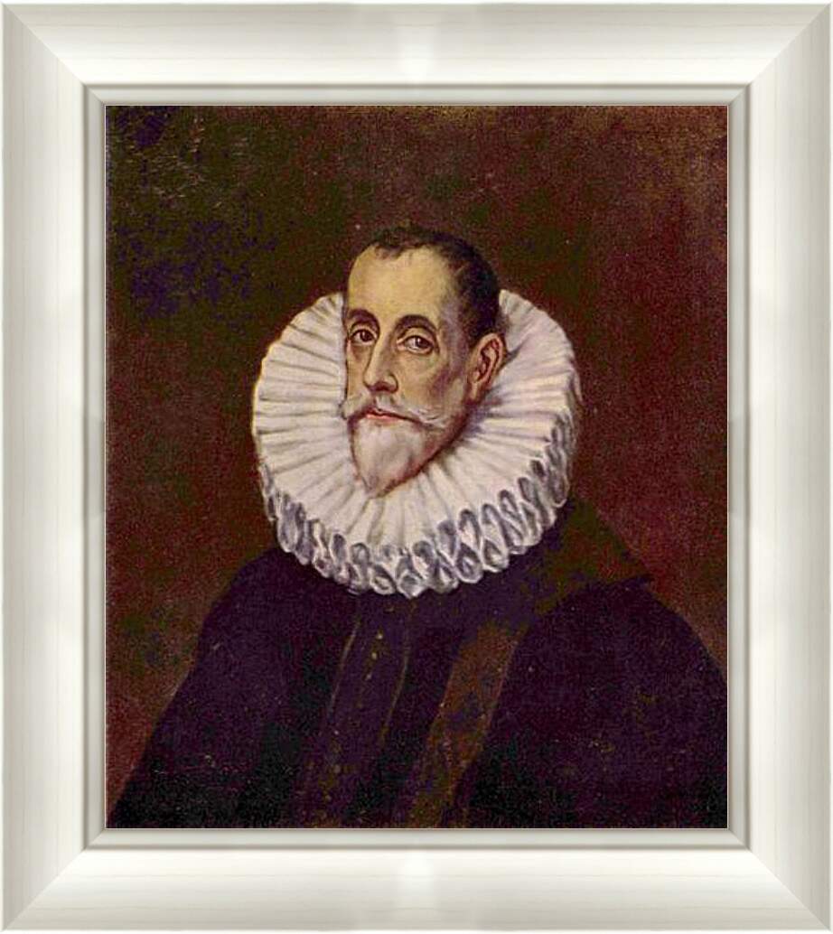Картина в раме - Portrat des Don Rodrigo Vasquez. Эль Греко