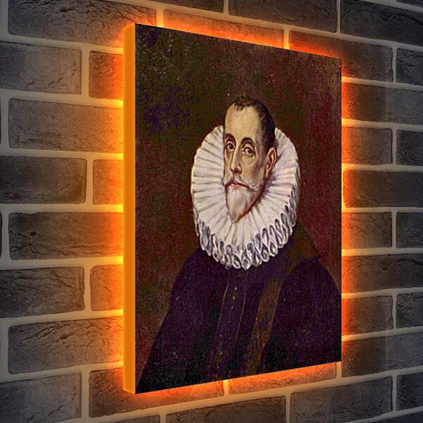 Лайтбокс световая панель - Portrat des Don Rodrigo Vasquez. Эль Греко