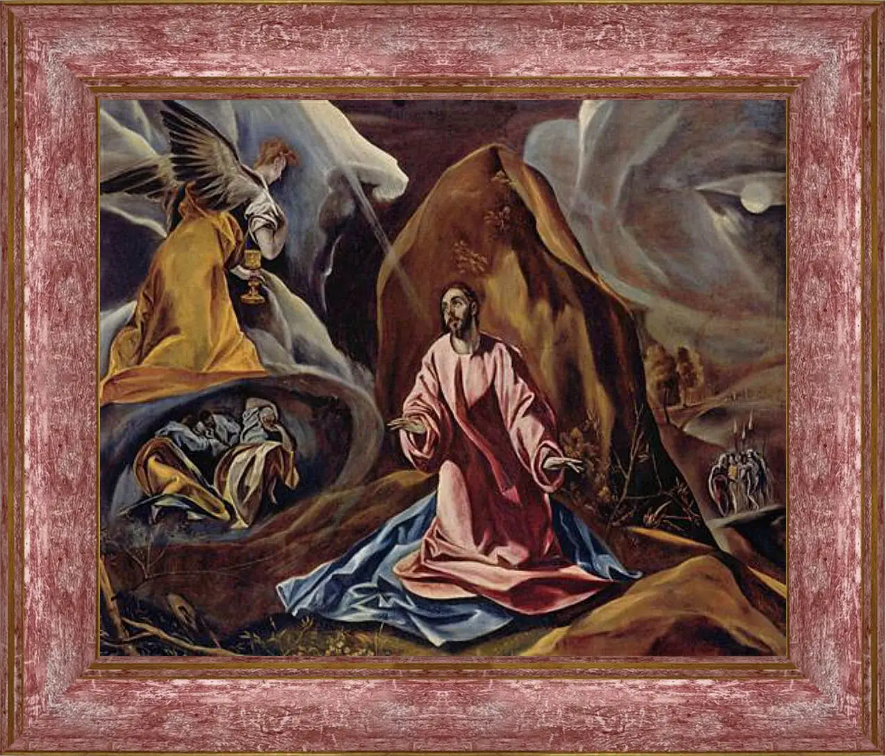 Картина в раме - The Agony in the Garden. Эль Греко