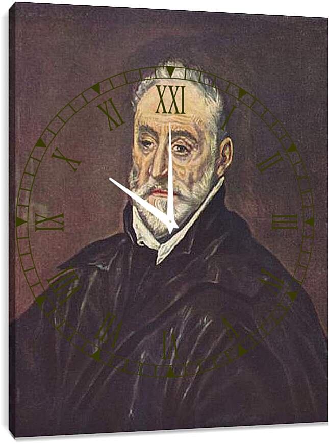 Часы картина - Antonio de Covarrubias y Leiva. Эль Греко