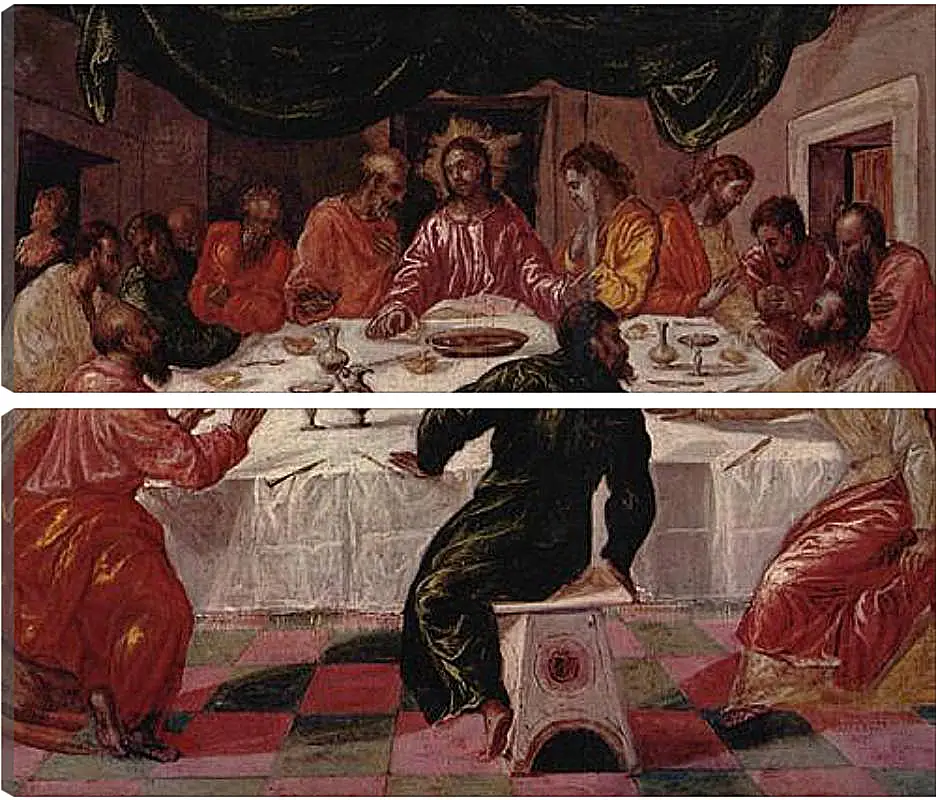 Модульная картина - The Last Supper. Эль Греко