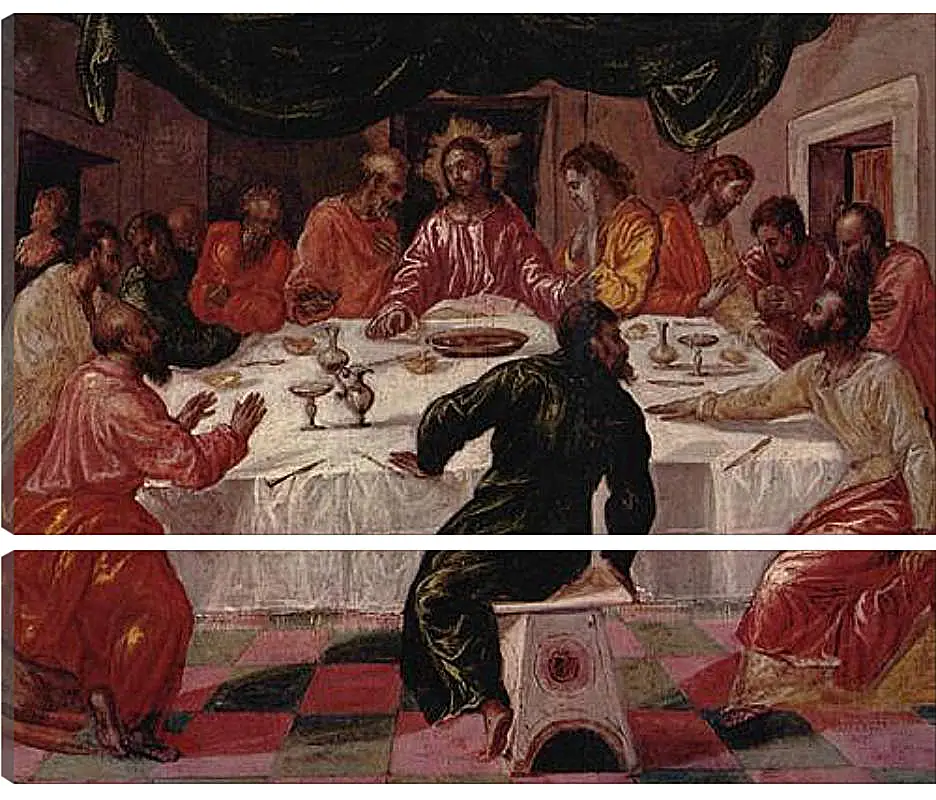 Модульная картина - The Last Supper. Эль Греко