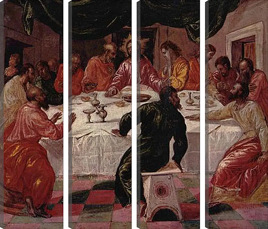 Модульная картина - The Last Supper. Эль Греко