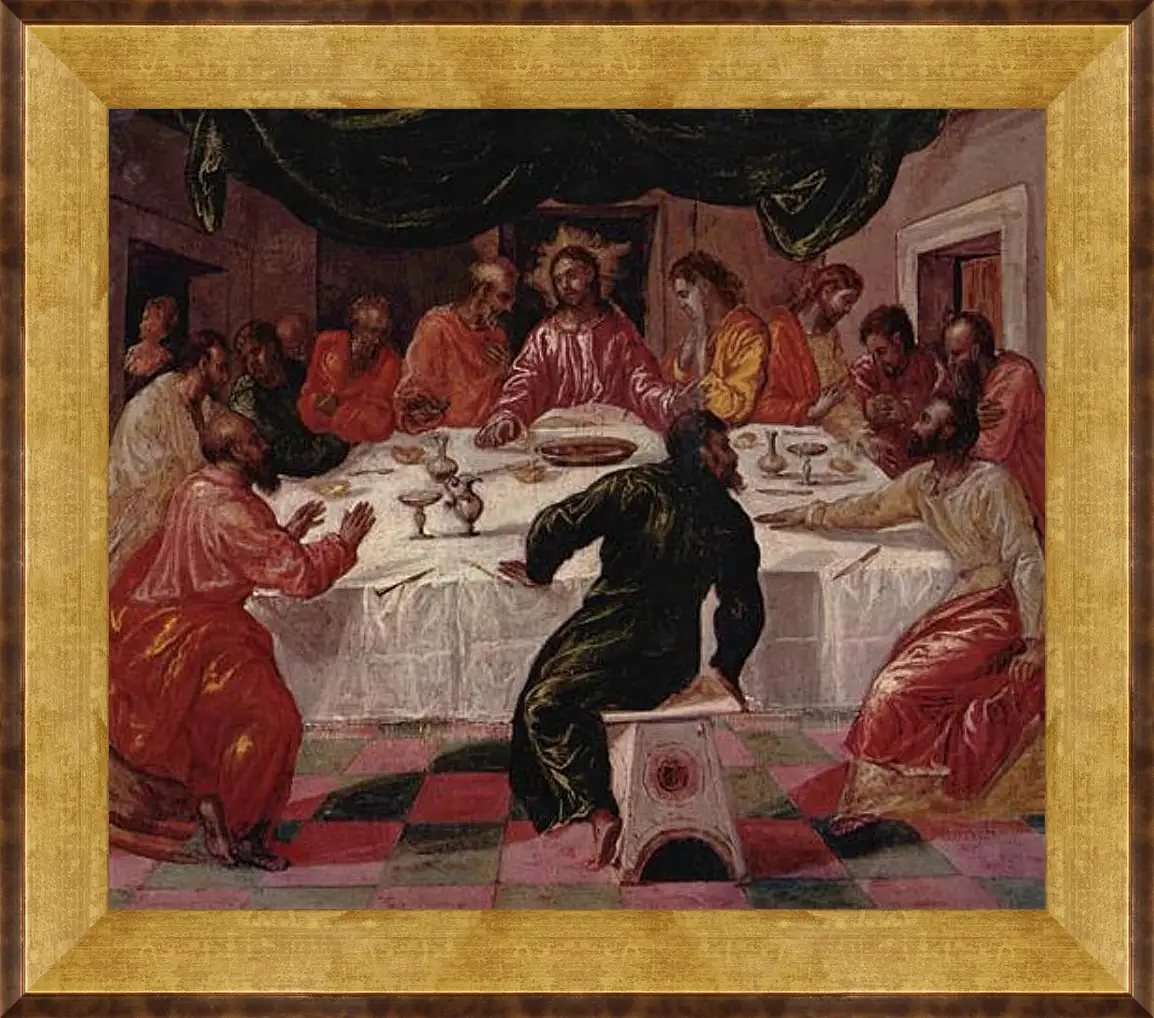 Картина в раме - The Last Supper. Эль Греко