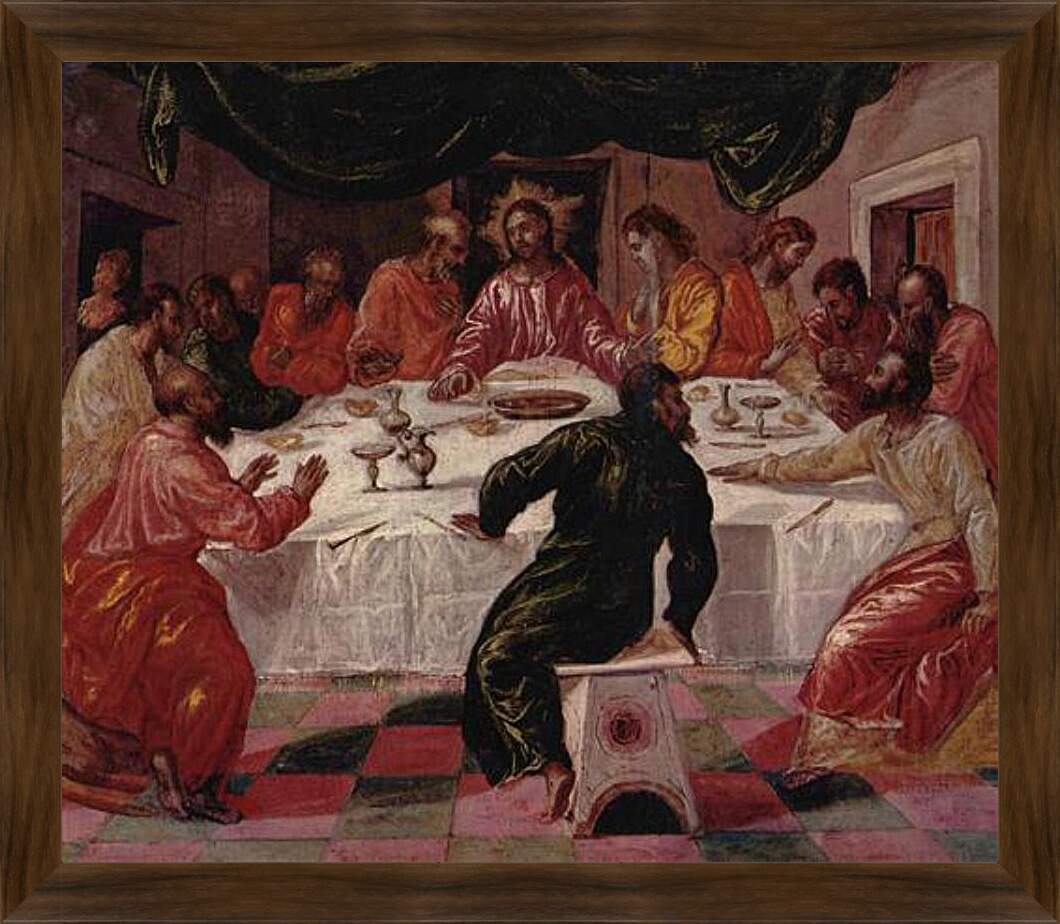 Картина в раме - The Last Supper. Эль Греко