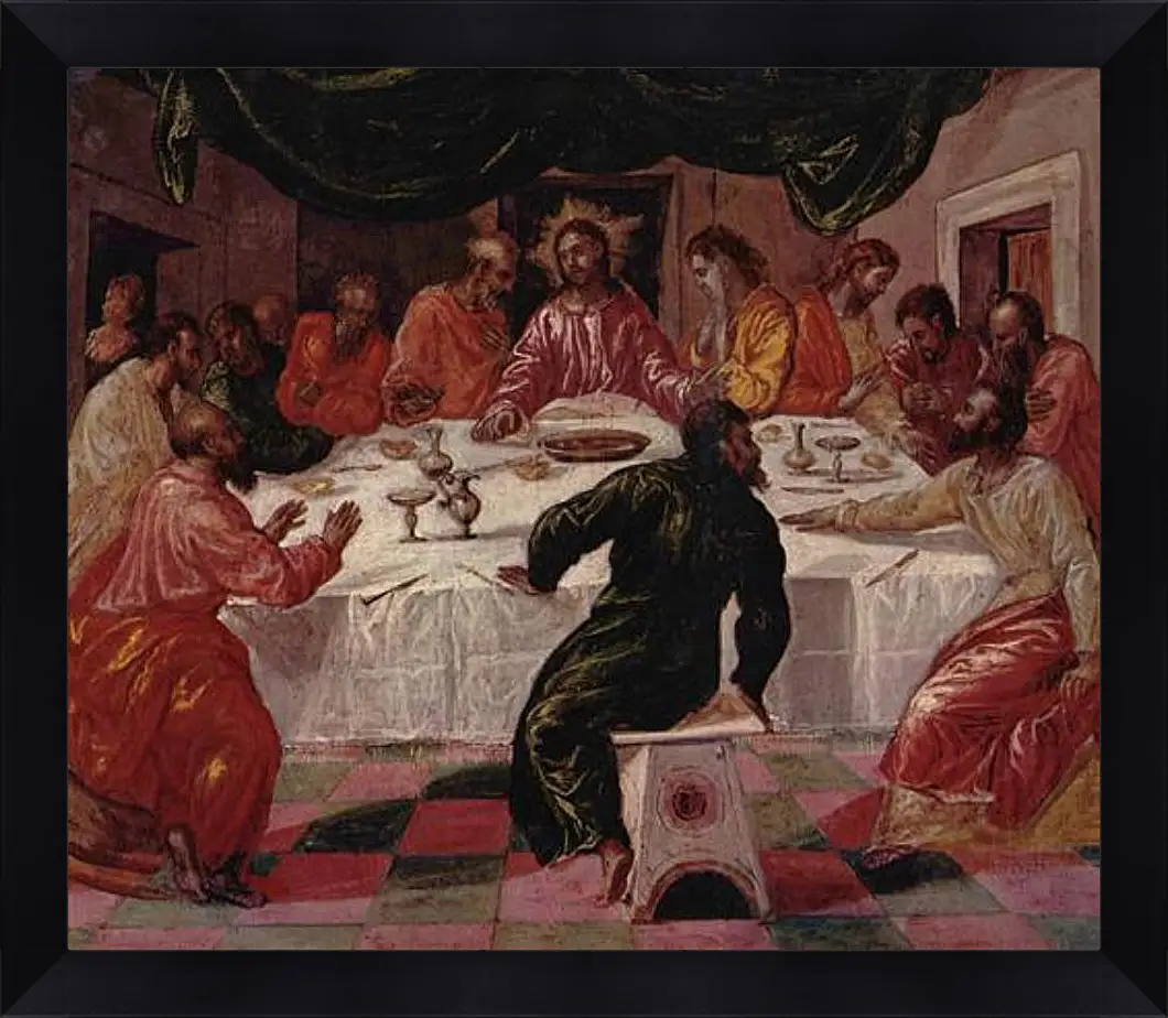 Картина в раме - The Last Supper. Эль Греко