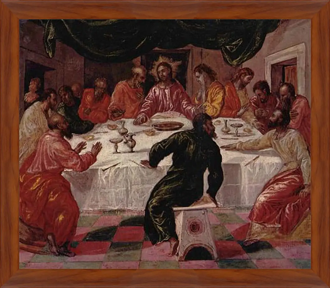 Картина в раме - The Last Supper. Эль Греко