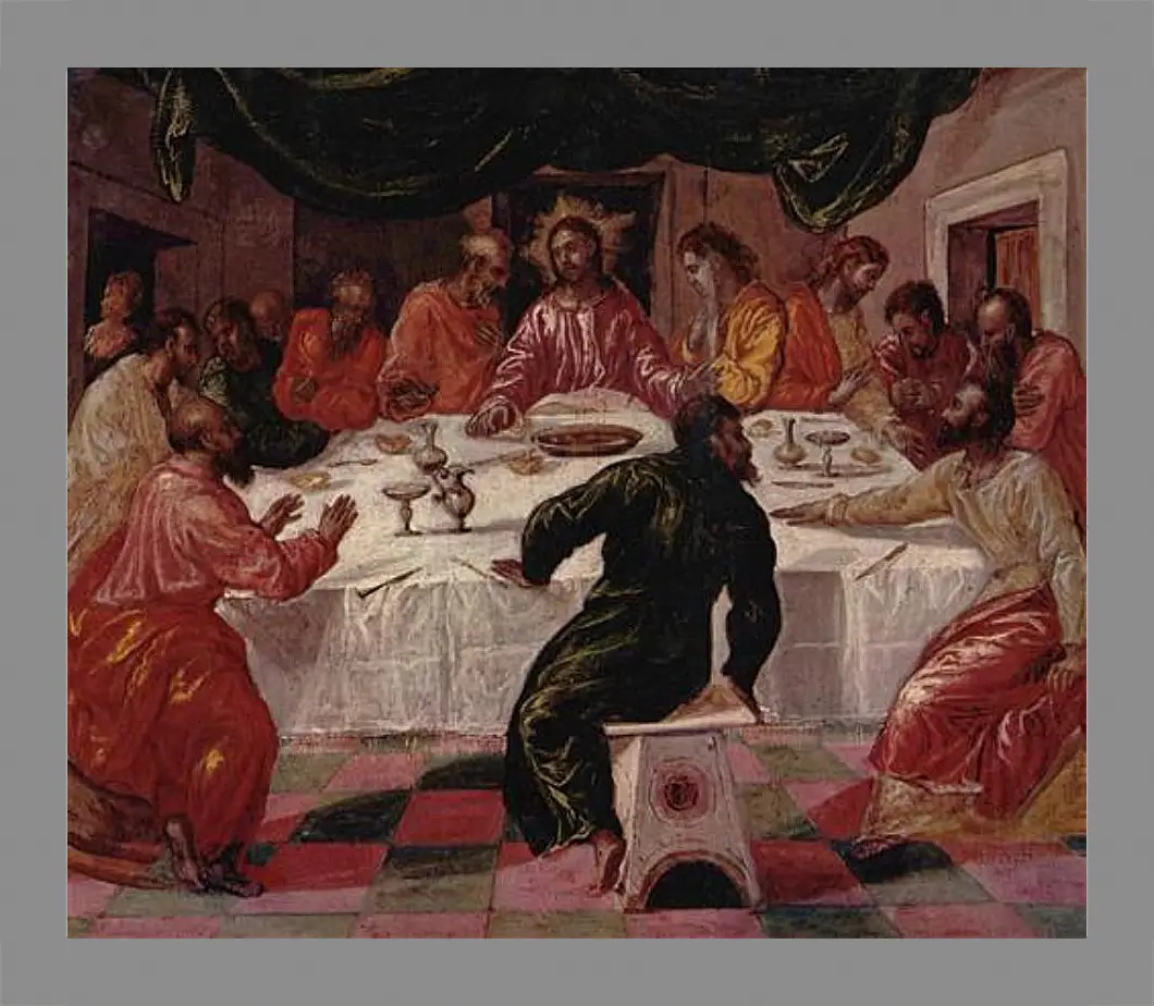 Картина в раме - The Last Supper. Эль Греко