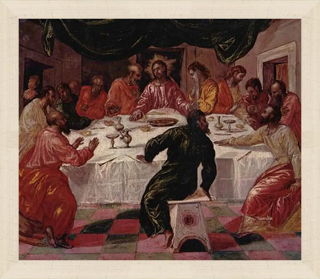 Картина в раме - The Last Supper. Эль Греко