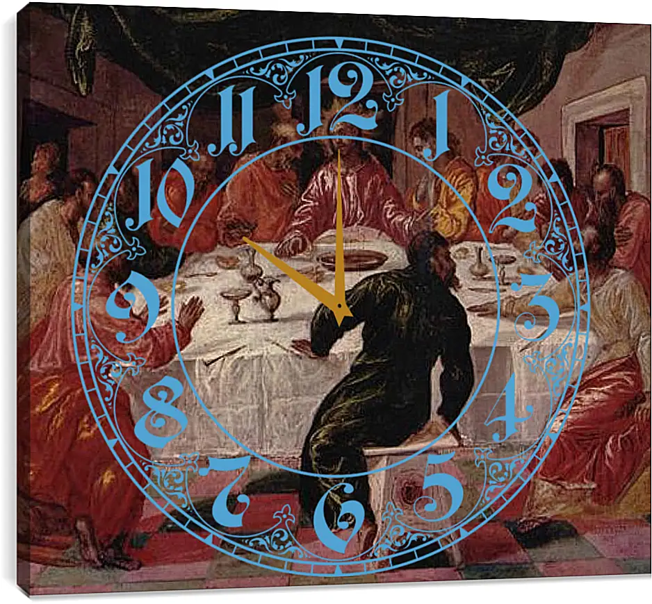Часы картина - The Last Supper. Эль Греко
