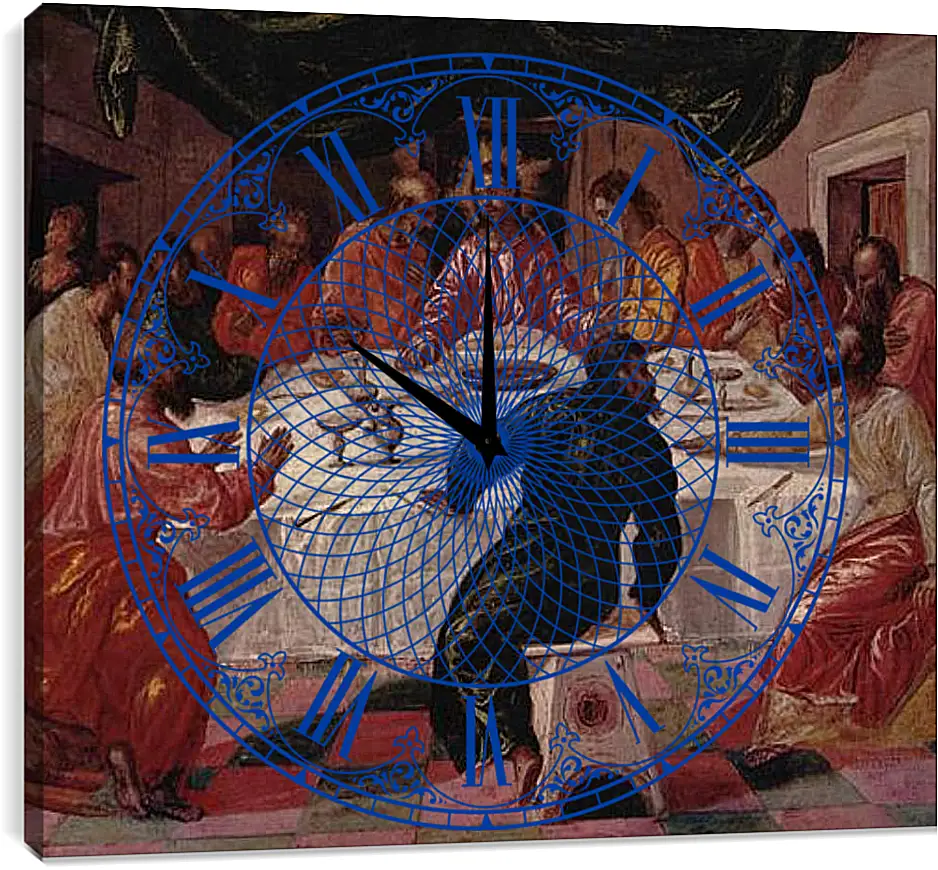 Часы картина - The Last Supper. Эль Греко