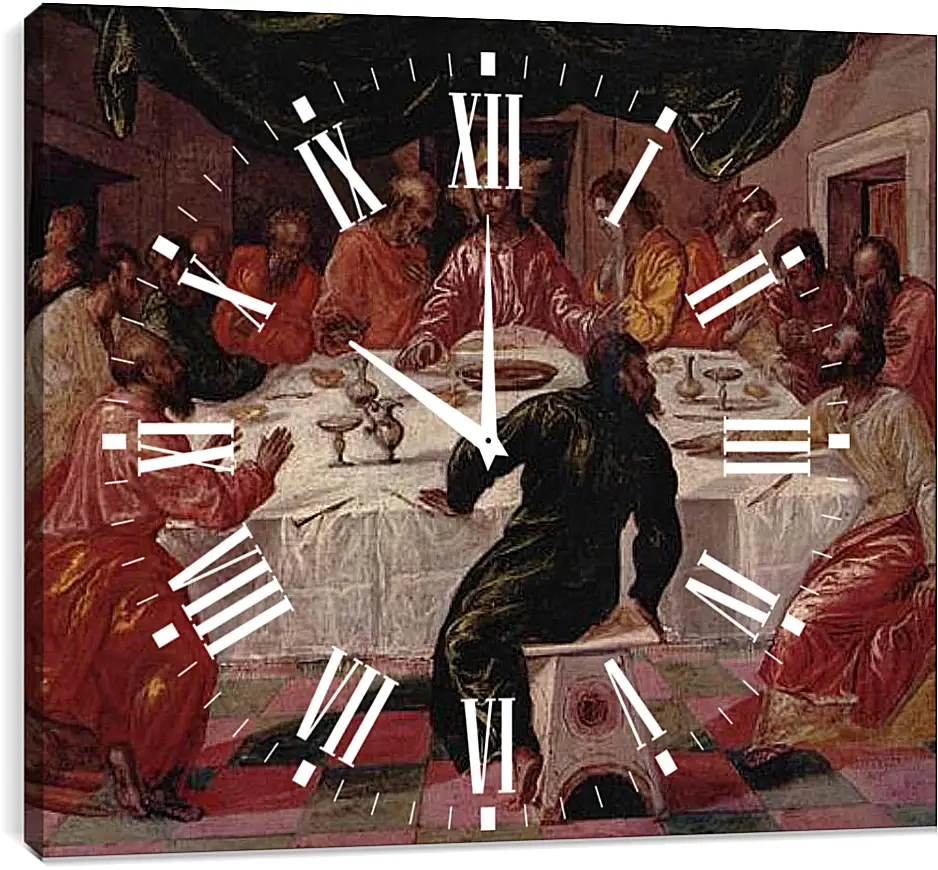 Часы картина - The Last Supper. Эль Греко