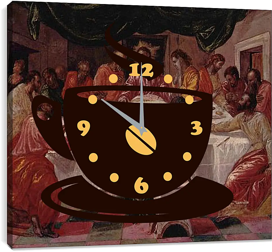 Часы картина - The Last Supper. Эль Греко