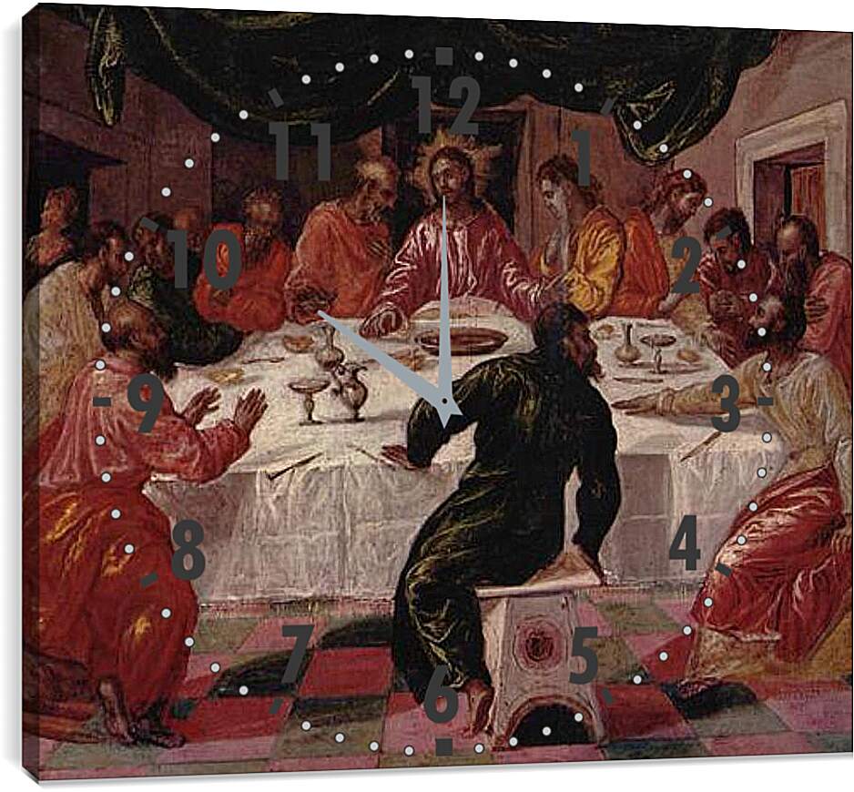 Часы картина - The Last Supper. Эль Греко