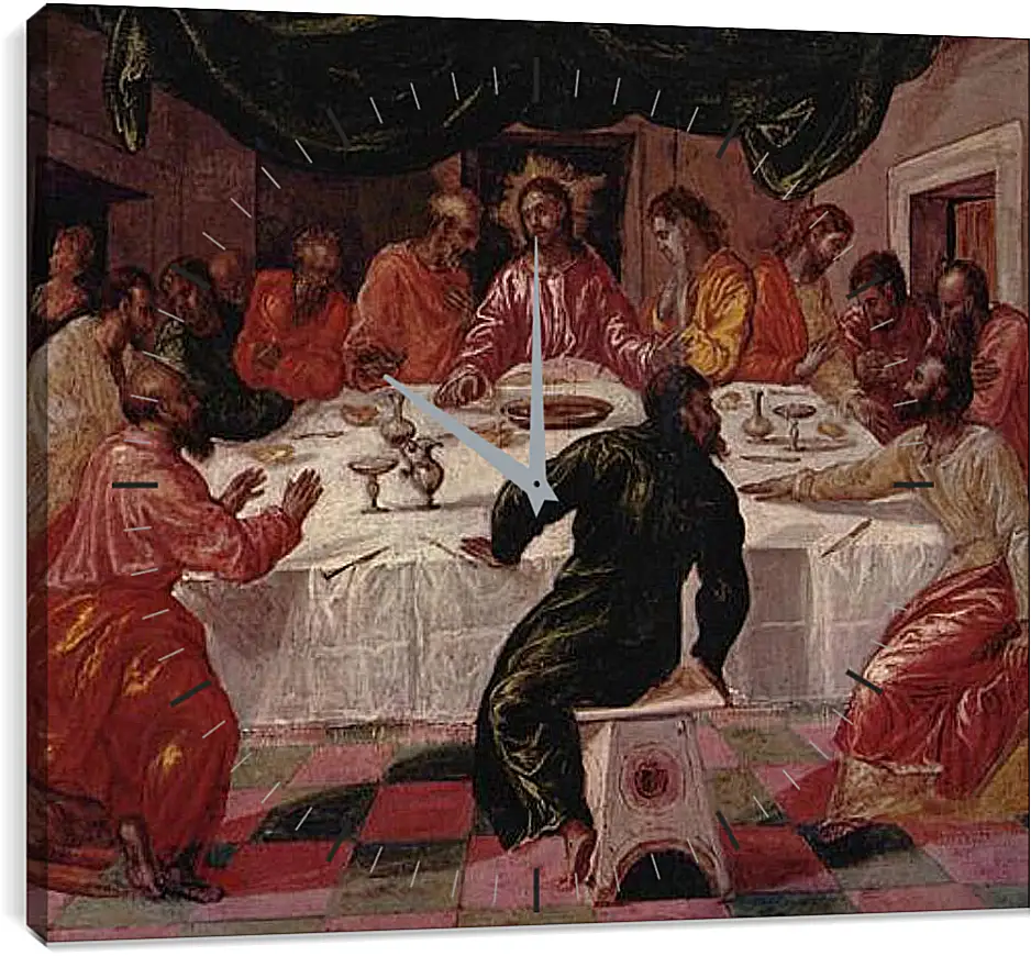 Часы картина - The Last Supper. Эль Греко