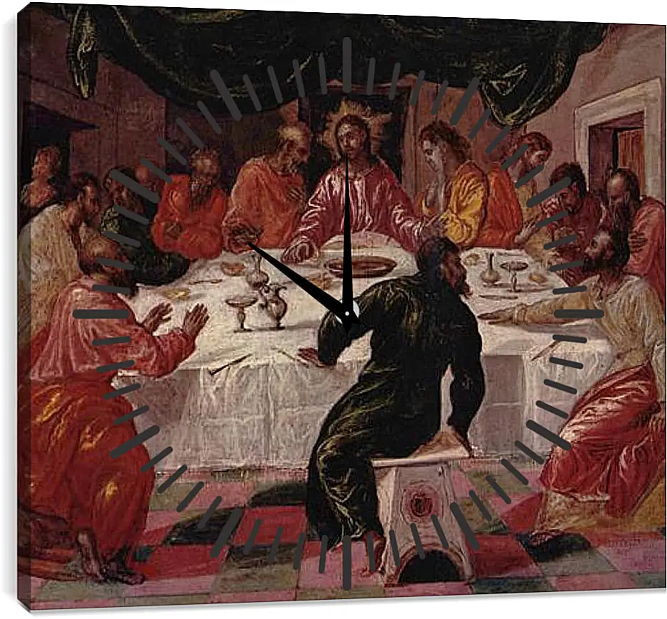Часы картина - The Last Supper. Эль Греко
