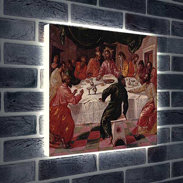 Лайтбокс световая панель - The Last Supper. Эль Греко
