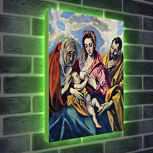 Лайтбокс световая панель - Hl. Familie. Эль Греко