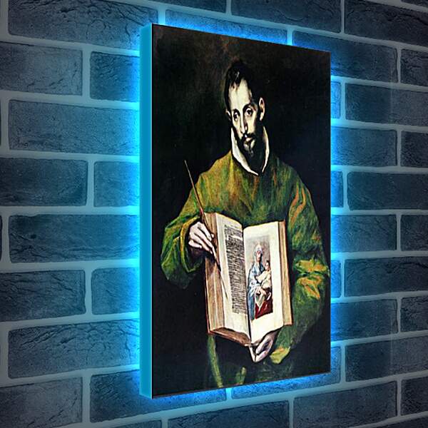 Лайтбокс световая панель - Hl. Lukas als Maler. Эль Греко