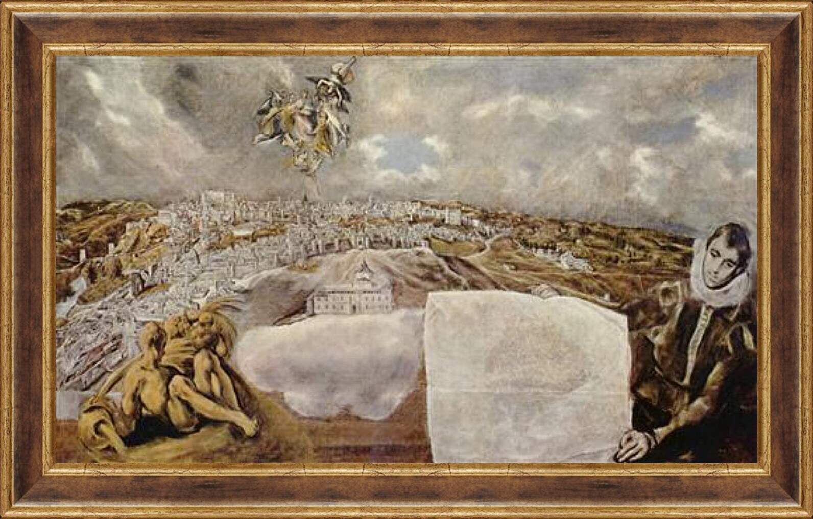Картина в раме - Ansicht von Toledo. Эль Греко