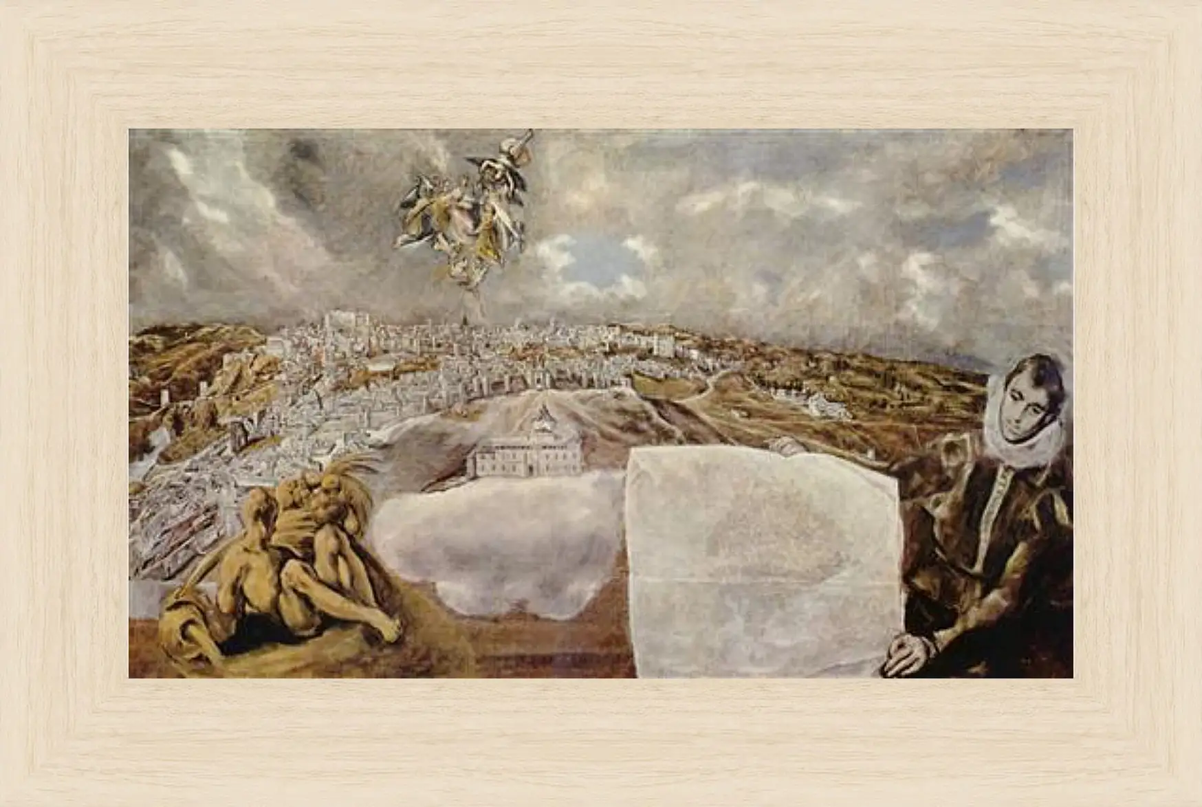 Картина в раме - Ansicht von Toledo. Эль Греко