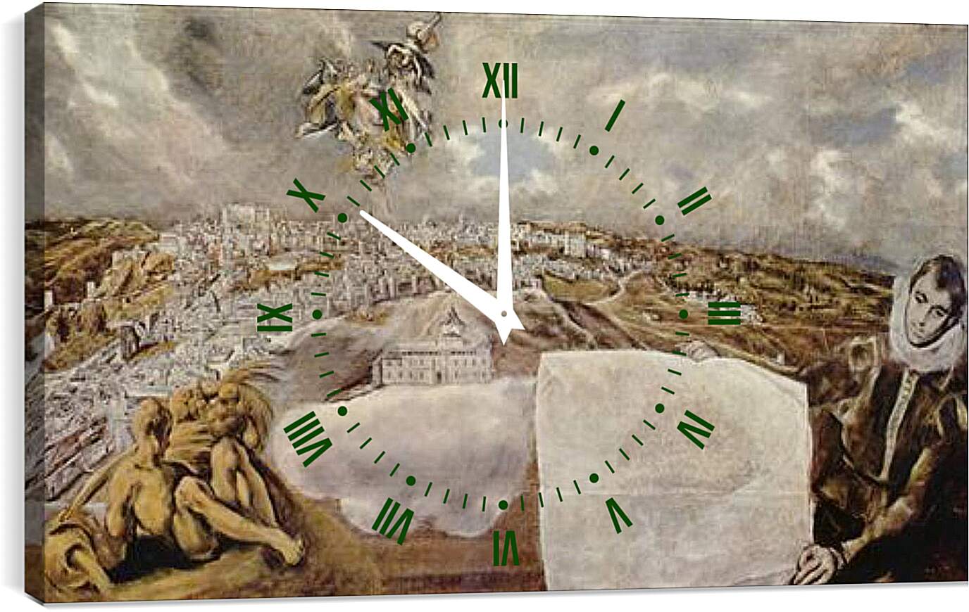 Часы картина - Ansicht von Toledo. Эль Греко