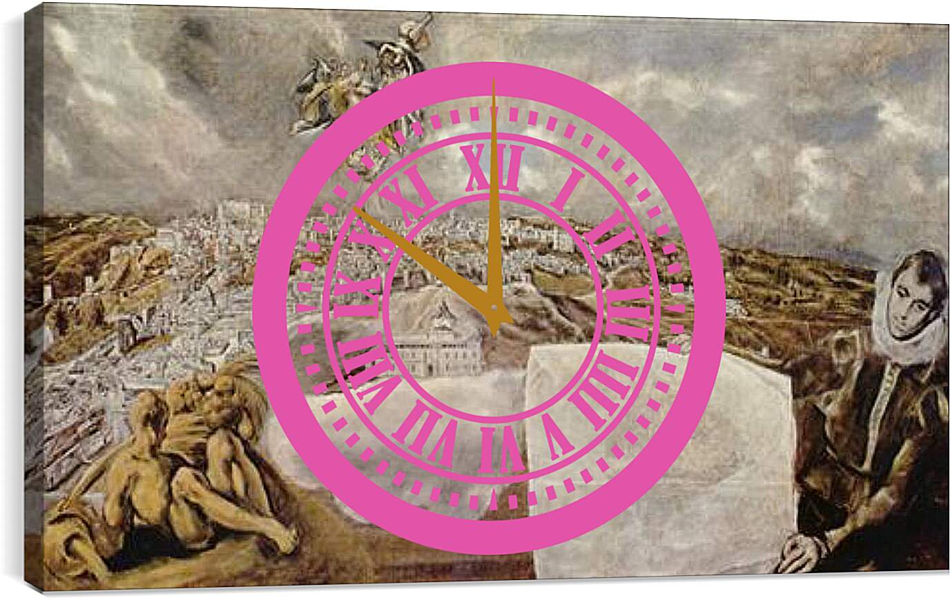 Часы картина - Ansicht von Toledo. Эль Греко