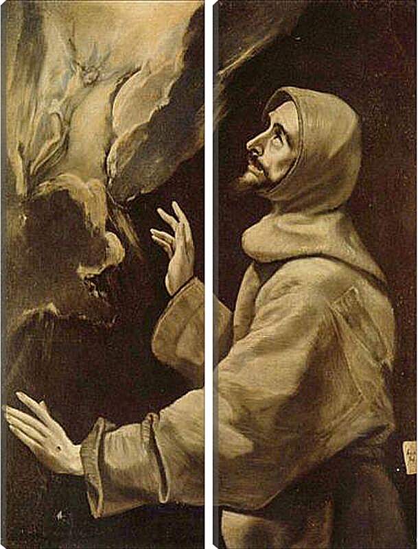 Модульная картина - Stigmatisation des Hl. Franziskus. Эль Греко